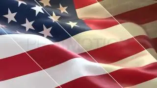 Motion Graphics File : USA American Flag