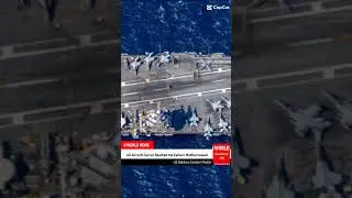 US Aircraft Carrier Arrives in Eastern Mediterranean to Assist in Israel-Hamas Conflict 🚢🌍  #CENTCOM