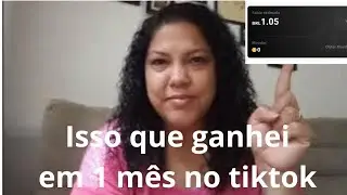 👉 Quanto eu ganhei no meu 1º mês monetizado no TikTok?
