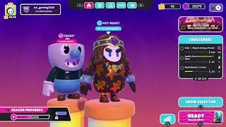 Fall guys season  Ice nima Squads with friends