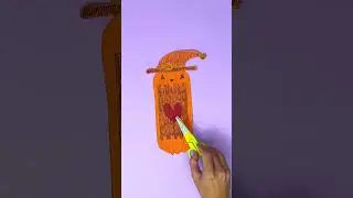 TALKING PUMPKIN? 🎃 Yes &mdash; It&rsquo;s a PAPER HALLOWEEN PUPPET! 😄🗣️ #shorts #kids
