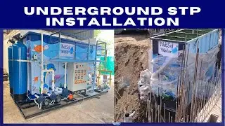 Underground Sewage Treatment Plant | Factory-Fitted MSFRP 40 KLD STP in Nepal | Netsol Water