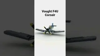 LEGO Vought F4U Corsair - #lego #aircraft #timelapse #shorts