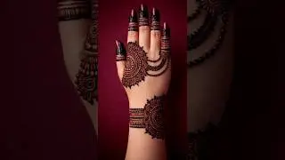 Beautiful Mehndi Designs 🍁| Simpal And Easy Back Hand Mehndi Designs 🍁| #mehndi #art #viral #shorts