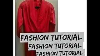 Chargrels Fashion webseries: Fashion tutorial (red leather coat)