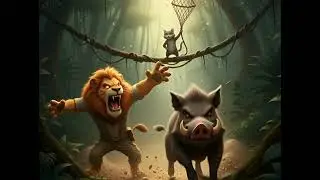 “जब एक बिल्ली ने जंगल के राजा को झुका दिया”“🐱👑 जंगल में आज इतिहास बदला” 
