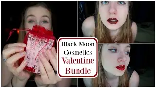 UNBOXING | REVIEW | Black Moon Cosmetics | Bloody Valentine Bundle | Liquid to Matte Lipstick