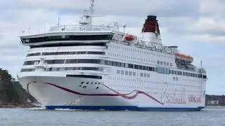 Cruise Ferry Viking Cinderella cruise arrives to Turku 5.5.2021 | Viking Line