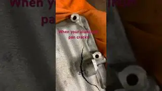 Aluminum pan crack part 1 #repair #welder #welding #aluminium