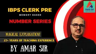 Number Series Tricks | Wrong Number Series | Slope Method | IBPS Clerk (Memory Based) by Amar Sir