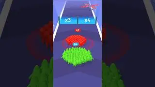 Count Master Lvl.9 - Green vs Red Stickman Army #shorts #games #countmaster #gameshorts