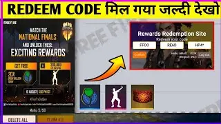 Free Fire Redeem Code | Shake It Up Emote | FFCO Final Rewards