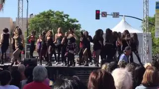Burlesque at little Italy artwalk