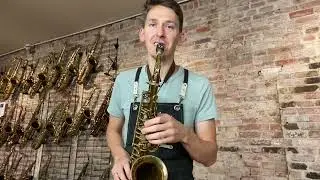 Play Testing an Incredible 59xxx Selmer Mark VI Alto Saxophone Original Lacquer! www.newyorksax.com