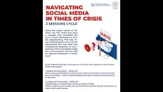 #1 (ENG): ECJC & Masorti Europe: Navigate social media in times of crisis