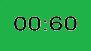 60 Second Timer Green Screen  || 60 Second Countdown Timer || New 60 second Timer || My Teach World