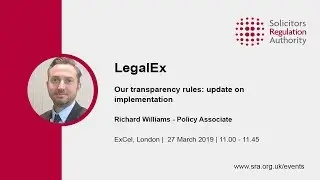 LegalEx 2019 | Our transparency rules