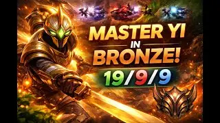 Bronze Ranked Is Wild 🤯 | Master Yi Jungle Domination