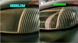 Mika lampu mobil bening dengan nano burn coating