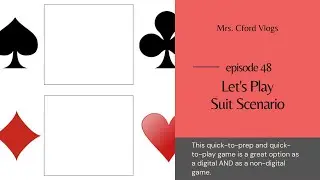 Suit Scenario - Mrs. Cford Vlogs, Episode 48