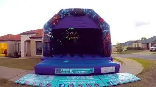 Super Heros Adult Bouncy Castle Hire Perth - Love Bouncy Castles