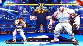 Ryu vs Abigail (Hardest) Street Fighter 5.