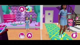 Barbie dream house game new part by @wmbarbiesworld 