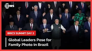 BRICS Summit 2025: Modi, Lula, Li Qiang & Other World Leaders Pose for Group Photo in in Rio | AC1E