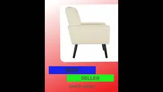 Modern Soft Ergonomic Accent Chair Living Room Bedroom Home Chair for Indoor Use