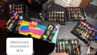 Arteza. Acrylics Good or Bad? My review