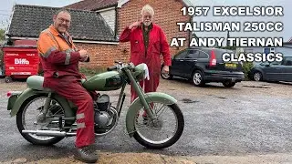 Excelsior Talisman 250cc 1957 года на гонках Andy Tiernan Classics #09274EXC