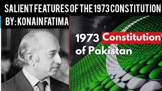 Key Features of Pakistan's Constitution | Konain Fatma/ Dua | BS Part IV | 14/GH/2k21