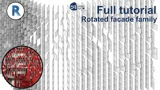 (Full tutorial) Revit Tutorial: creating rotated façade family