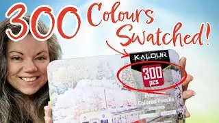 НОВИНКА 2025 года: набор карандашей Kalour Pencil 300! ✏️#swatchwithme