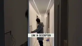 install  motion  profile light  led light in wall and ceiling strips