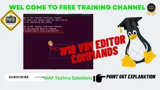 #18 day VIM EDITOR Commands | Learn How to use VI editor in Linux with Practicle