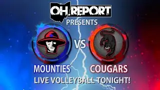 Mapleton Mounties at Crestview Cougars  H.S. Volleyball