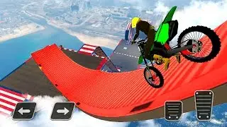 Moto Bike Stunt Racing Impossible Tracks Game 2019 Android Gameplay
