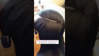 Invisible Part Quickweave (No Leave Out) 👀