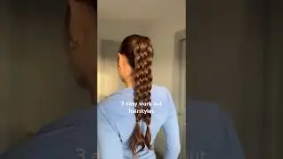 3 easy hairstyles 💗 #hairstyle #shorts #easyhairstyle #hairtutorial