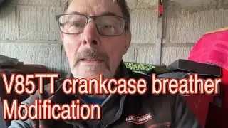 Paul Ott Crankcase Breather Mod on the V85TT