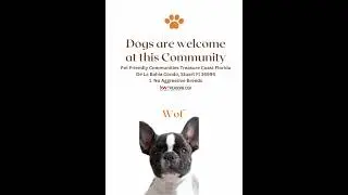 Dogs are welcome at this Community Stuart Fl 34994