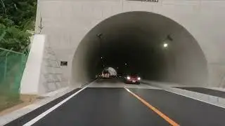 【ブログ貼付け用】玉野市、工事後の玉第二トンネル～玉第三トンネル