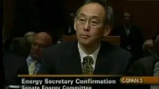 Senator Burr Speaks with Dr. Stephen Chu at Confirmation Hearing
