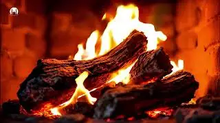 Peaceful Quran Recitation with 🔥 Relaxing Fireplace crackling fire sound For Sleep, Relaxing, Study