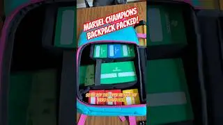 Bag is all packed for MCDC! #marvelchampions #boardgames #lcg
