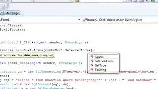 Form Login Visual C# Connect to a Database  SQL Server Part 2