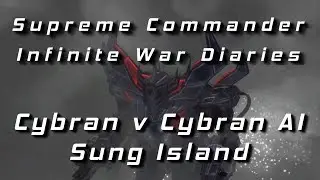 vs Cybran AI on Sung Island (w/commentary)