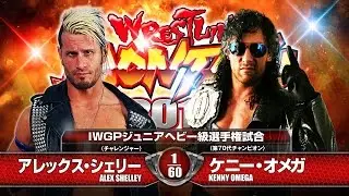 WRESTLING DONTAKU2015  KENNY OMEGA vs ALEX SHELLY MATCH VTR