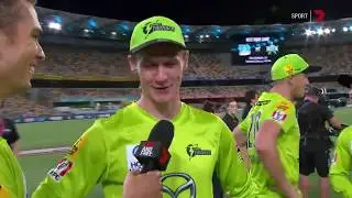 Chris Green Can bat, can bowl ... can interview !